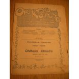 24/25 Clapton Orient v Oldham Athletic F