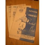 Orient v Crystal Palace 1940s Reserve Fo