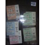 England 1966 World Cup Tickets: All 5 ma