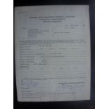Spike Milligan Signed 1960 Contract: NBC