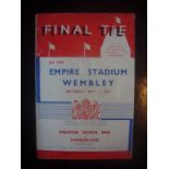 1937 FA Cup Final Football Programme: Pr