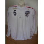 Sol Campbell Match Issued England Footba