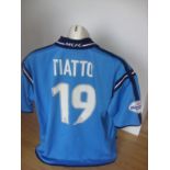 Danny Tiatto Match Worn Manchester City