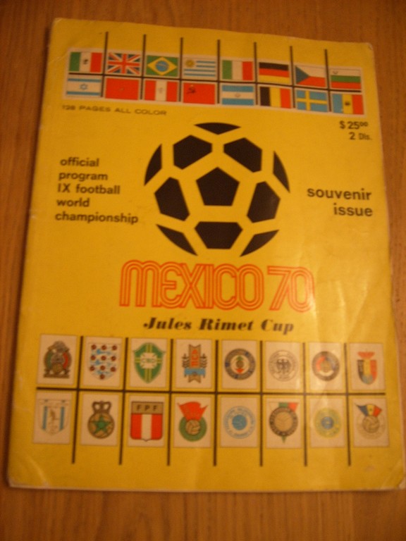 Yellow 1970 World Cup Finals Football Pr