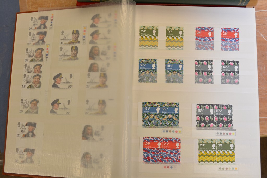 Six albums containing a collection of Mint Great Britain postage stamps - Image 2 of 2