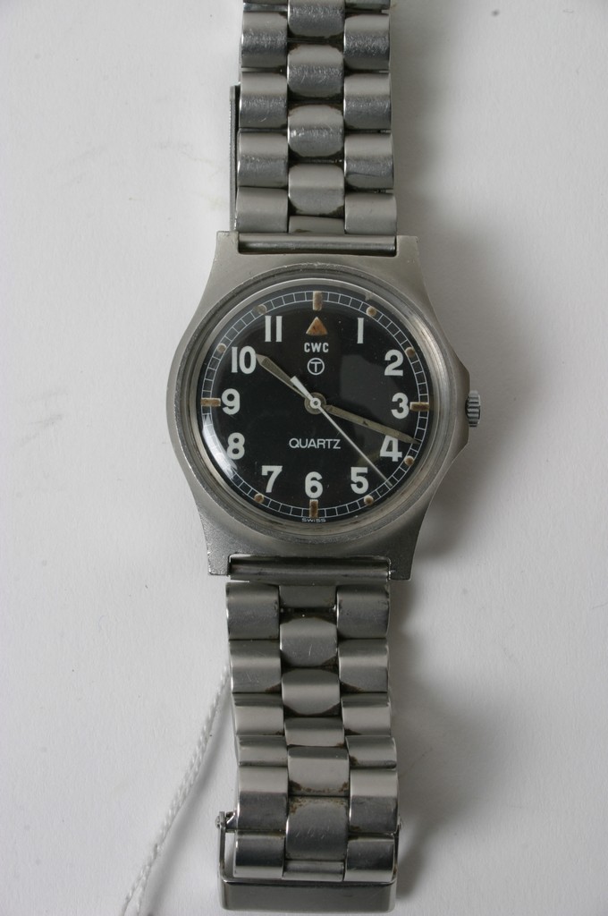 A CWC Military watch the reverse serial number 6645-99 541-5317.