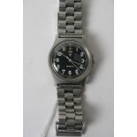 A CWC Military watch the reverse serial number 6645-99 541-5317.
