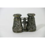 A pair of silver mounted Jockey Club binoculars,