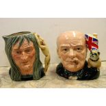 A Royal Doulton Winston Churchill Character jug, of the Year,