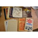 A collection of country & western items including some signed and some books