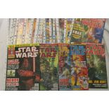 A collection of Star Wars comics,