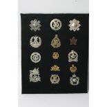 A collection of 14 various Canadian-Scottish badges,