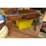 A Victorian mahogany desk,