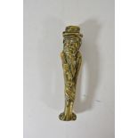 A pair of Victorian cast brass nutcrackers depicting Bill Sykes an Fagin