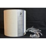 A boxed Swarovski 1990 Annual Edition 'Lead Me' the Dolphins,