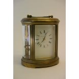 A Matthew Norman brass cased carriage clock,