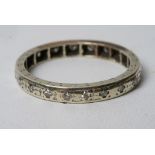 Withdrawn - A gold and diamond set eternity ring