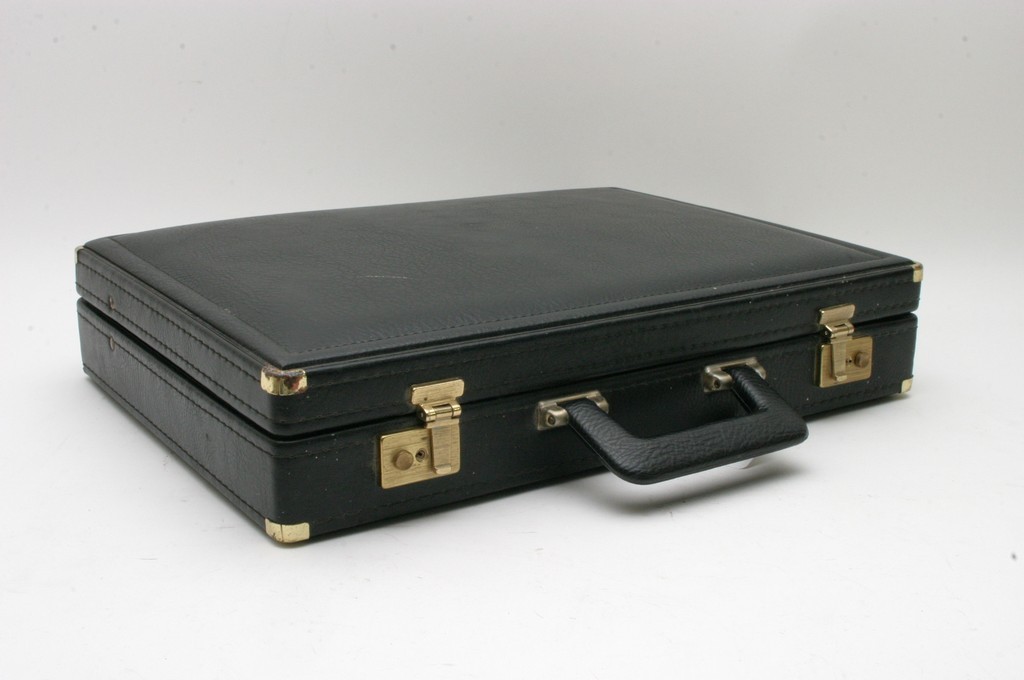 A Westminster gold plated cutlery set in fitted briefcase. - Image 2 of 2