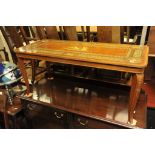 An Italian inlaid mahogany occasional table with a rectangular top