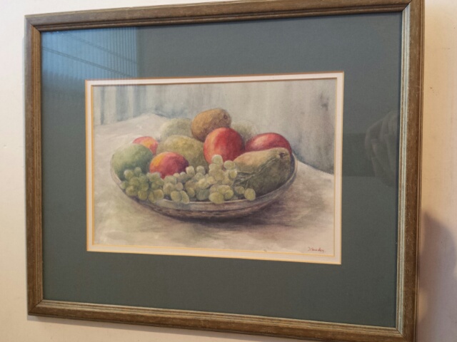 English school 20th century signed watercolour, still life of fruit. - Image 2 of 10