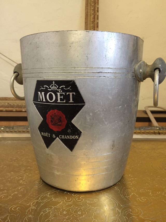 Moet et Chandon, vintage Champagne ice bucket with two handles