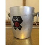 Moet et Chandon, vintage Champagne ice bucket with two handles