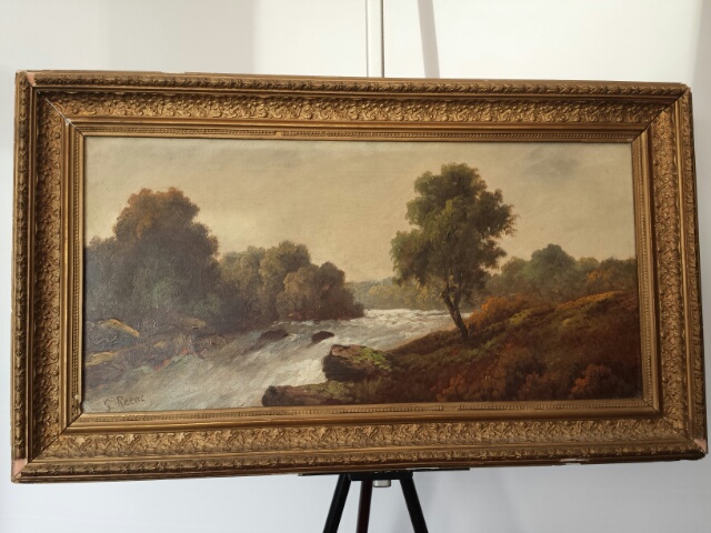 English School oil on canvas late 19th/early 20th century River Dart Devon, inscribed verso - Image 2 of 18