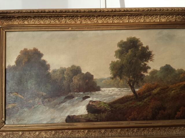 English School oil on canvas late 19th/early 20th century River Dart Devon, inscribed verso