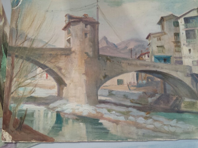 Continental school, 1930's quantity of 17 watercolours & 5 oils, one artist's "Grand Tour" - Image 12 of 15