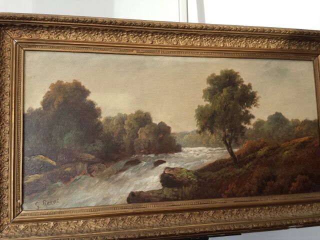 English School oil on canvas late 19th/early 20th century River Dart Devon, inscribed verso - Image 18 of 18