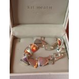 Kit Heath - boxed sterling silver bracelet.