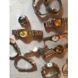 Mixed selection of 12 watches, all sold for spares and repairs purposes only