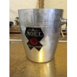 Moet et Chandon, vintage Champagne ice bucket, with two handles.