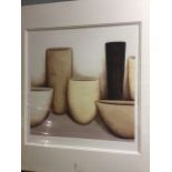 Limited edition print still life objects, signed and numbered 10/195