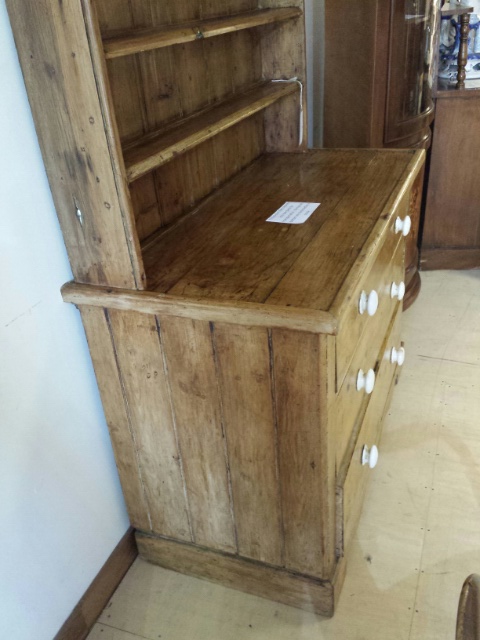 Late 18th-early 19th century welsh pine dresser (much of this dresser we think dates to the - Image 14 of 15