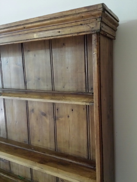 Late 18th-early 19th century welsh pine dresser (much of this dresser we think dates to the - Image 2 of 15