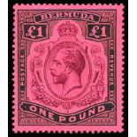 1918-22 £1 purple and black/red (SG 55) fresh u/m, cat £325