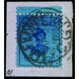 1900 (April 6-10) 3d deep blue/blue 'Baden-Powell' 18½mm wide (SG 20) few trimmed perfs at upper