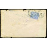 Wreck Mail: 1894 October 18, cover from Brisbane to Waverley, New Zealand, part of a mail carried by