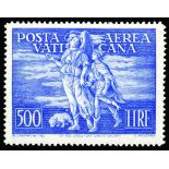 1948 Air 500l ultramarine (SG 138) u/m, fine and scarce, cat £1,000