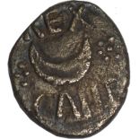 Celtic coinage, Atrebates and Regni, Eppillus, silver unit, REX CALLE above and below crescent, rev.
