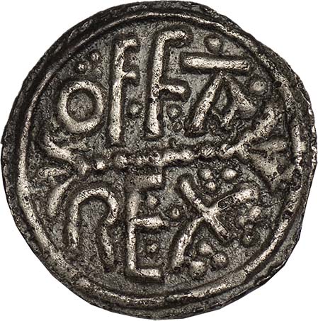 Mercia, Offa, penny, light coinage (c.