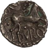 Celtic coinage, Iceni, Can Dvro (early to mid 1st century AD), silver unit, boar, rev. horse r.