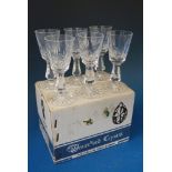 A set of six Waterford Crystal Kenmare p