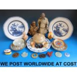 A collection of various Chinese items in