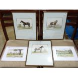 A set of three signed limited edition (4