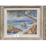 Andre Franchet framed oil on canvas of a