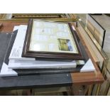 A quantity of various frames and artists