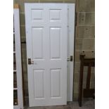Two panelled interior doors
