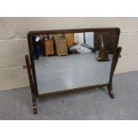 A swing frame mirror (W69.5cm)